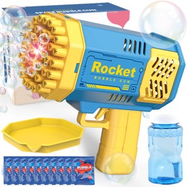 JONEG Toys for 3-8 Year Old Boys Girls: Bubble Machine for Kids with Bubble Solution, Gifts for 3 4 5 6 7 8 Years Old Boy Birthday Toy for Kid Toddlers Ages 4-6 Outdoor Wedding Bubbles Blower Maker