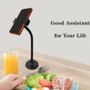 Gooseneck Podium Microphone Mount Stand, 13 inch Flexible Arm with