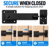 5 Inch Heavy Duty Barn Door Bolt Lock, Dark Brushed
