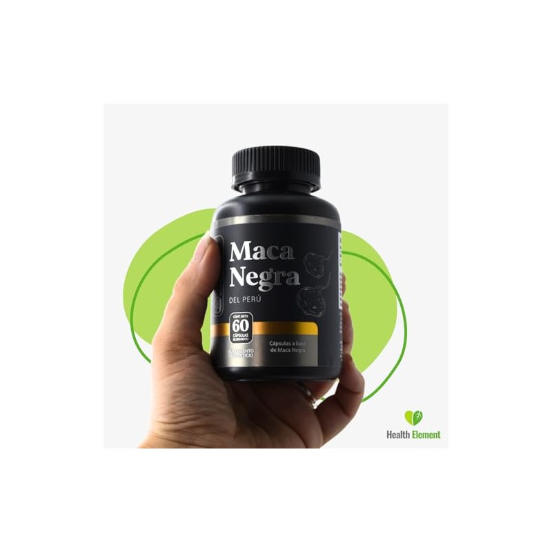Maca Negra Peruana 1000 mg de Maca Negra Peruana 60