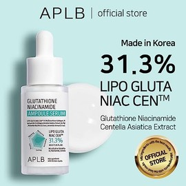 Suero en ampolla de glutatión y niacinamida | LIPO GLUTA NIAC CEN™ 31,3% 1,35 FL.OZ/Cuidado de la piel coreano, Hidratación duradera, Mejora la elasti