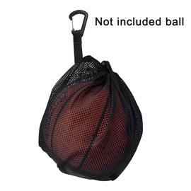 Rixotix Ball Bag, Ball Net 1 Ball Basketball Bag, Backpack Portable Ball Net, Mesh Bag, Basketball Ball Bag, Foldable with Drawstring for Football, Tennis, Children, Adults, Volleyball Backpack