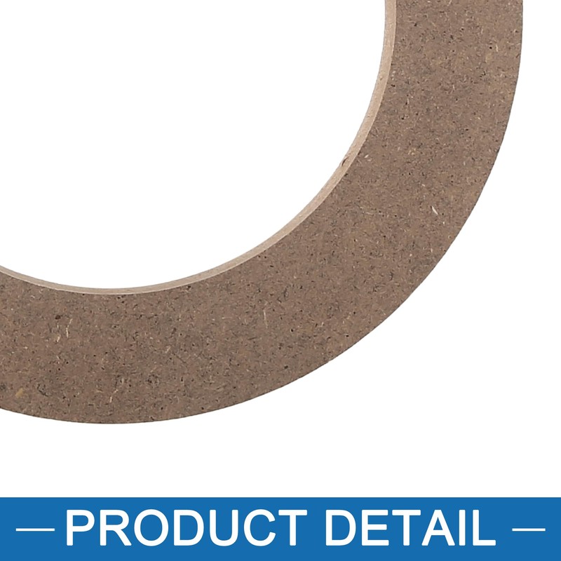 A ABSOPRO Wooden Khaki Car Speaker Subwoofer Mounting Spacer Rings