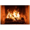 WOLADA Christmas Fireplace Backdrop Fire Backdrop Bonfire Backdrop Burning Firewoods