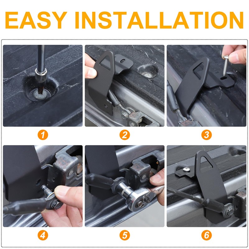 Daeiclru Tie Down Anchor Compatible with Nissan Frontier 2009-2017, Heavy