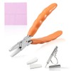 SPEEDWOX 6" Flat Stainless Steel Eyeglass Repair Pliers with Screwdriver
