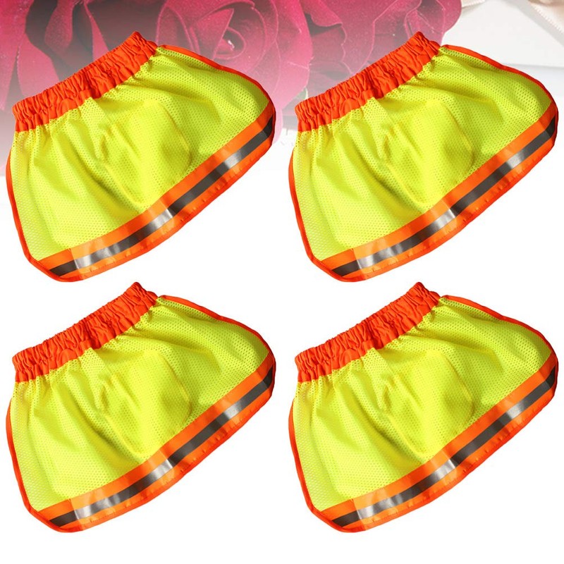 EXCEART Full Hard Hat Sun Shade 4pcs Summer Accessories Helmet