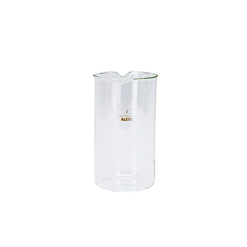 Alessi 35741 Ersatzglas für 9094 Kaffeezubereiter, 8 Tassen