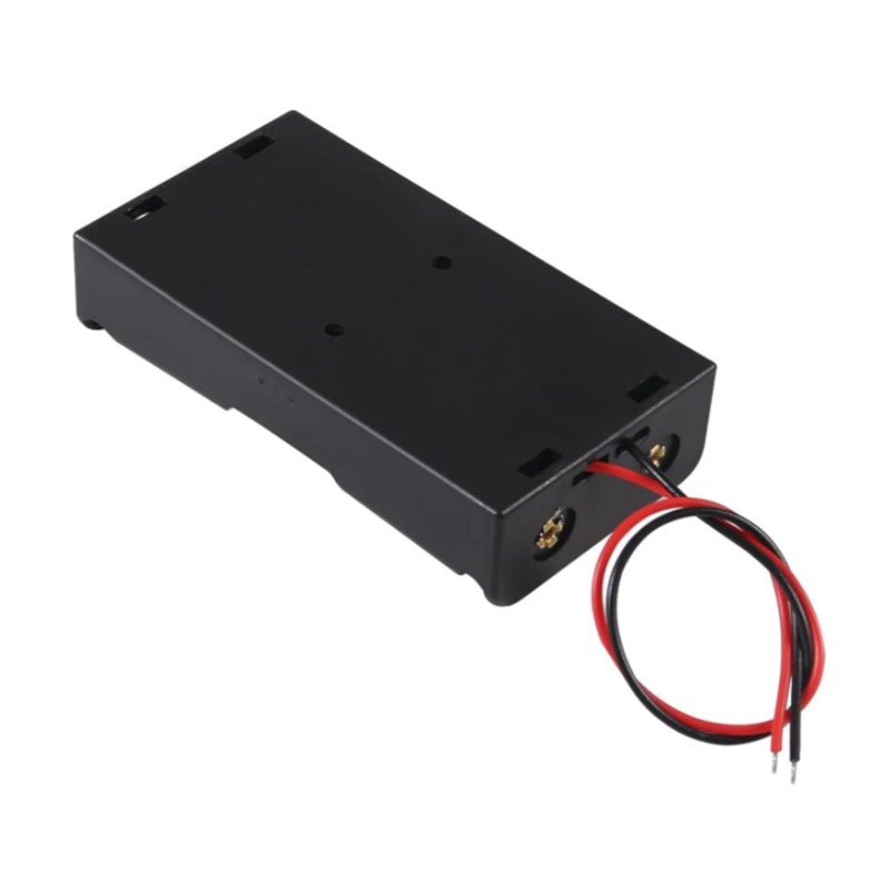AEDIKO 10pcs 2X AA Battery Holder 2x1.5V AA Battery Holder