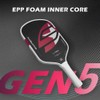 Toolzia Professional Carbon Fiber Pickleball Paddle - Thermoformed 16mm EPP