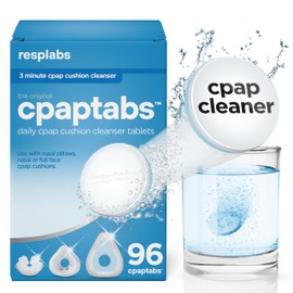 resplabs CPAP Cleaning Tablets, 96 Pack - Effervescent Cleaner for CPAP Masks, Tubing, and Humidifiers - 3 Month Supply