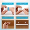 6pcs Under Cabinet Lights Magnetic Sticky, Metal Replacement Magnetic Strips