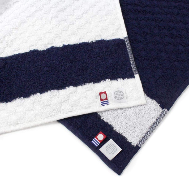 Iori Imabari Towel Face Towel N/W2020 (Navy) Fluffy, Hotel Specifications