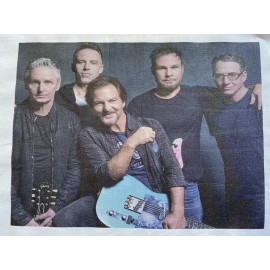 1 Pearl Jam Quilt Block  " Sewing Square Singing Group Music Rock N Roll #3