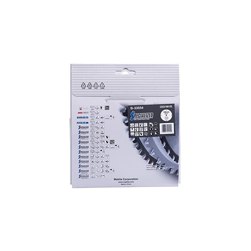 Makita Specialized SAEGE Blade 190 mm x 30 mm –