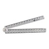 Clear Acrylic Folding Ruler Straight Ruler for Student Teachers, Math