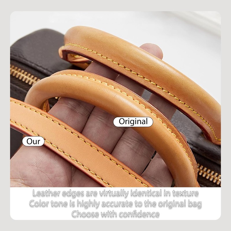 Adjustable Vachetta Leather Replacement Shoulder Strap, Beeswax
