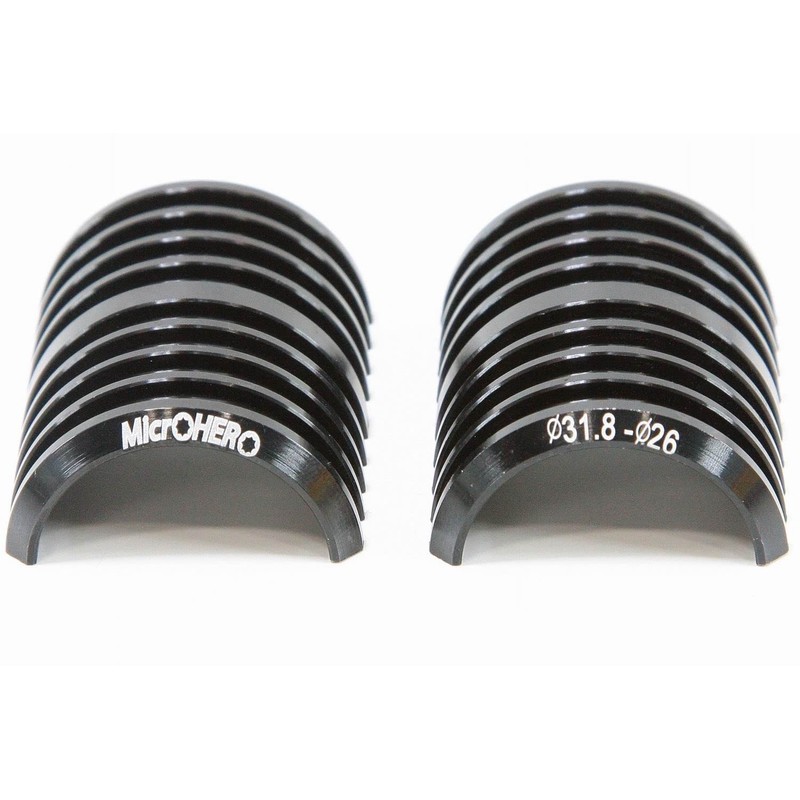 MicrOHERO Stem Spacer Φ31.8~Φ25.4/26mm Lightweight Aluminum CNC Meat Cutting Bicycle