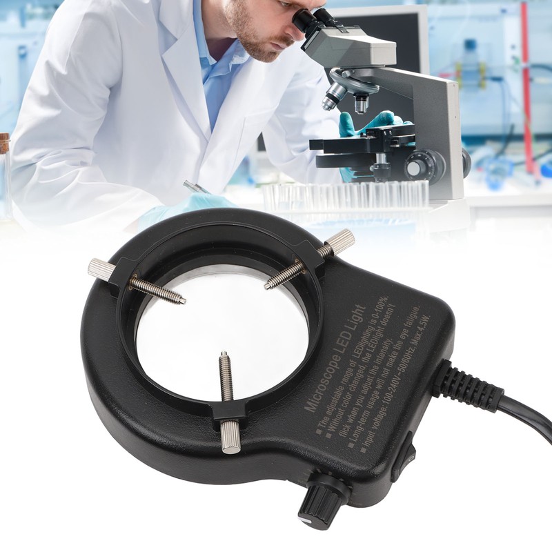 Microscope LED Light Source Professional Adjustable Brightness LED Microscope Lamp