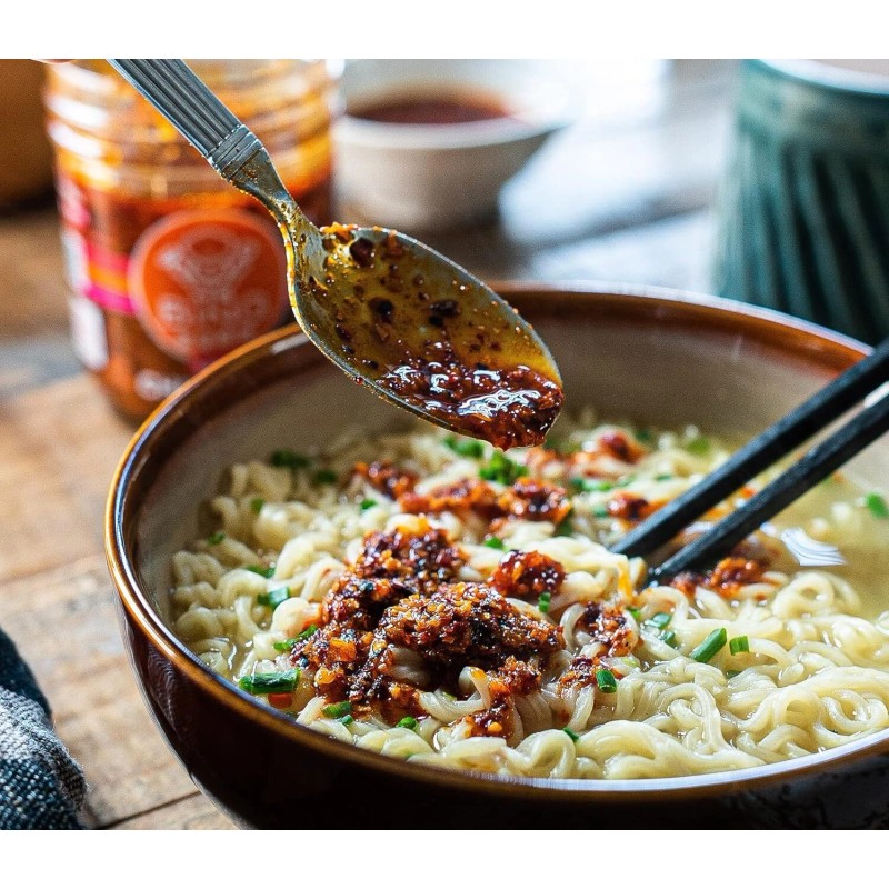 Mr Bing Chili Crisp 7Oz Medium Heat Vegan Gluten Free