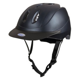 Kerbl TecAir 321226 Riding Helmet Size L 58-61 cm Metallic Black