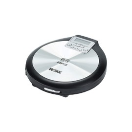 ROXX Portable CD Player with Headphones MP3 Capable Antishock Discman with Power Supply PCD 600