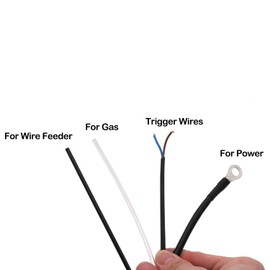 JINSLU Mig Welding Gun Fit For Harbor Chicago Electric Welder Flux Welding Torch 2.5 Meter 8 Feet