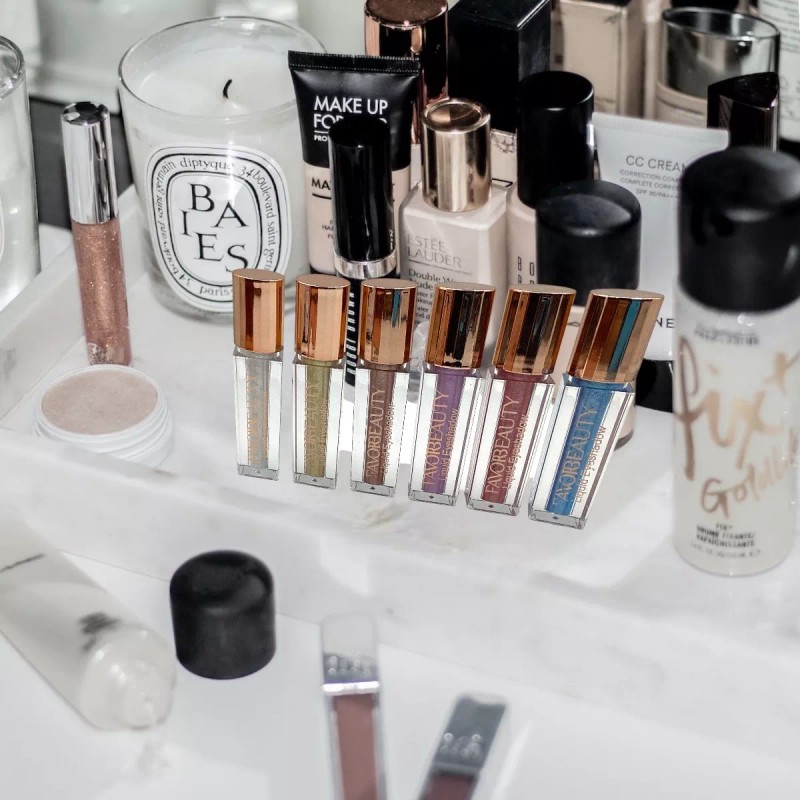 Favorbeauty 1 Pz Sombra De Ojos Liquida Brillosas