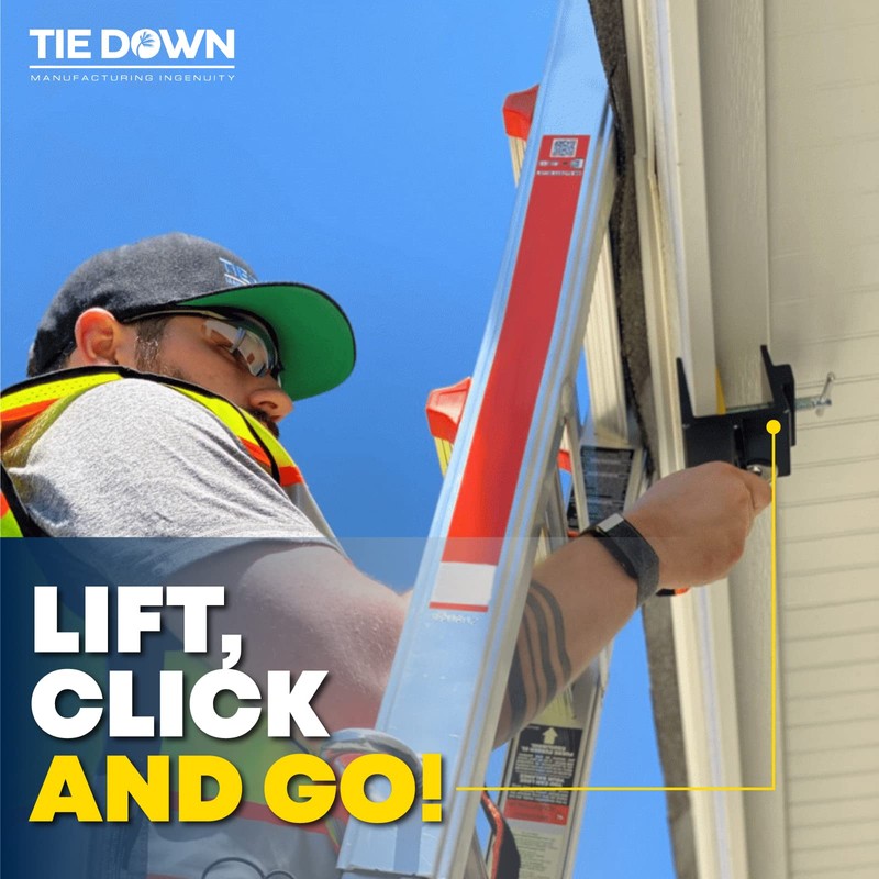 Tie Down Ladder Stability Anchor System | Stabilizer Kit for