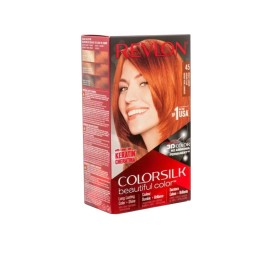 Revlon Pack of 3  Revlon Colorsilk Bright Auburn #45 3D Color No Ammonia with Keratin