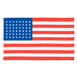 AZ FLAG - Flagge Usa 48 Sterne - 150x90 cm - Vereinigten Staaten Von Amerika Fahne 100% Polyester mit Messing-Ösen - 110g