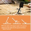 Aoipend Heavy Duty Tree Stakes Kit, Tree Supports for Leaning