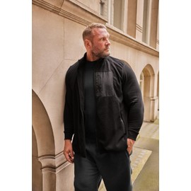 BadRhino Big & Tall Fleece Pocket Gilet - Men's - Plus Size Curve