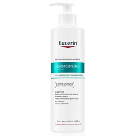 Eucerin Dermopure Gel Limpieza Concentrado 400ml Facial Ácido Salicílico Rostro Cuerpo Anti Manchas Imperfecciones Brillo Piel Grasa