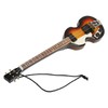 Miniature Electric Guitar Model Innovative Simulation Hand Crafted Wooden Guitar