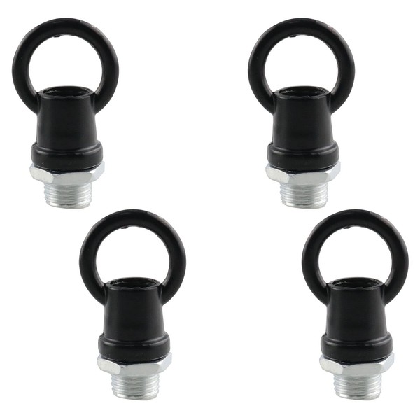 WELWIK 4PCS 10mm Lighting Fixture Chain Metal Chandelier Chain Extension,