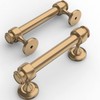 Amerdeco 10 Pack Dark Champagne Bronze Cabinet Pulls 3 Inch