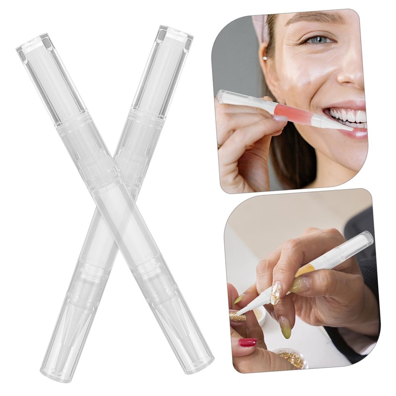 BIUDECO 4Pcs Nail Nutrition Oil Pens Makeup Liquids Applicators for