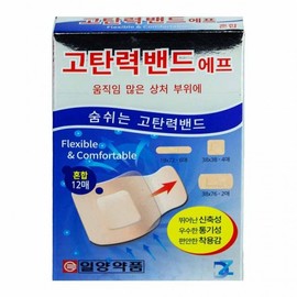 High elastic band mixed type 12 sheets 6ea