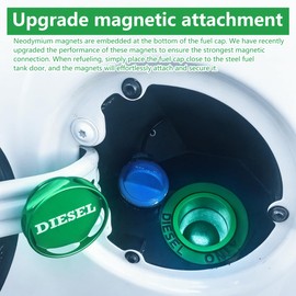 WELURE Larger Magnetic Die-sel Cap Compatible for 2020 2021 2022 2023 2024 G-M 3.0 Duramax Fuel system