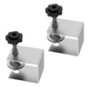 2 Pcs Silver Drawer Fixing Clips, Drawer Front Installation Clamps,
