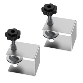 2 Pcs Silver Drawer Fixing Clips, Drawer Front Installation Clamps, Tables Desk Mount,Adjustable Stable Furniture Woodworking Jig Cabinet Installation Tools Front Drawer Woodworking Clamps Drawer Jig