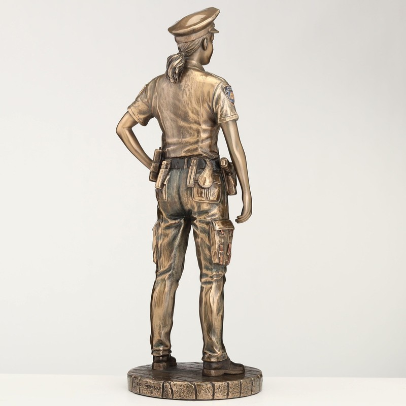 Veronese Design 11 3/8 Inch Police Woman Protect and Serve