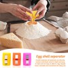 Egg Cracker Tool,3pcs Egg Shell Opener,Egg Separator for Raw Eggs,Handheld
