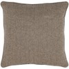 Safavieh Pillow Collection 18-Inch Pillow, Solid Grey, Set of 2