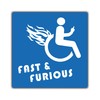 Funny CAR Sticker - Disabled - CAR Decals CAR Window
