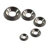 M8 Countersunk Solid Metal Finishing Cup Washer A4 Marine Grade
