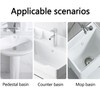 VZU Sink Overflow Ring, Round Overflow Hole Cover, Bath Overflow