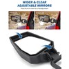JOYTUTUS Mirrors Doors Off Compatible with 1997-2018 Wrangler TJ JK