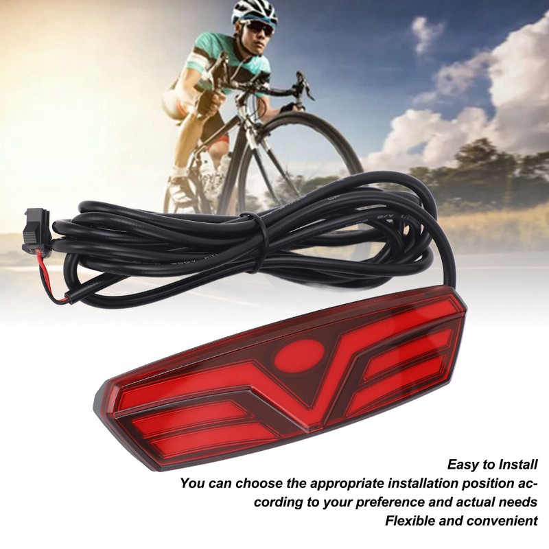 Electric Bike Brake Rear Light High Brightness Energy Saving LED